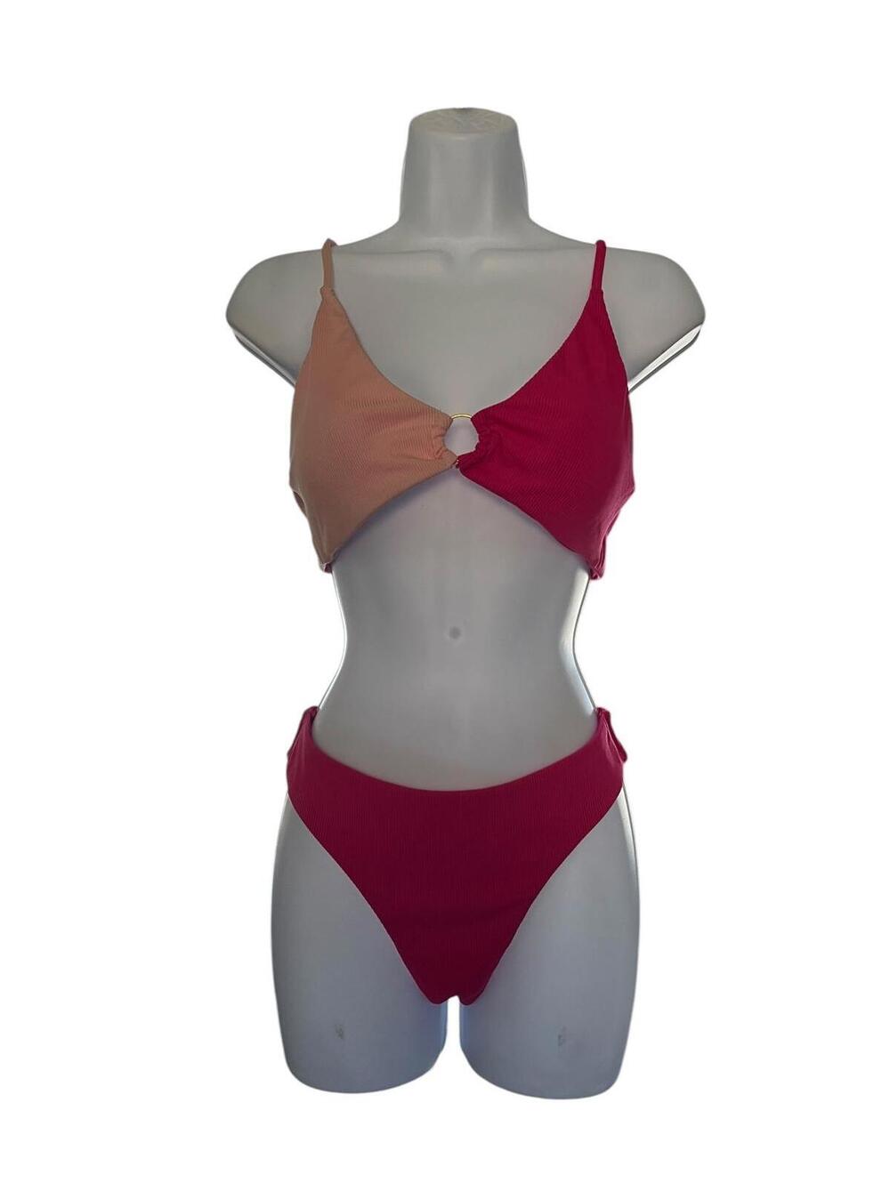 ZAFUL Women Bikini Sets Two Piece Swimwear Thong Cheeky Swimsuit Set